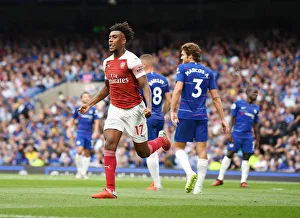 Chelsea V Arsenal 2018-19 Prints: Alex Iwobi Scores the Second Goal: Chelsea vs. Arsenal, Premier League 2018-19