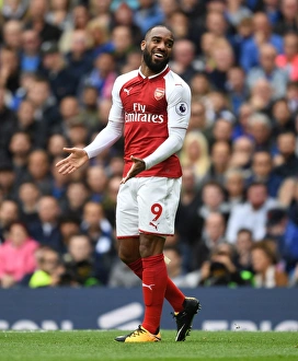 Chelsea V Arsenal 2017-18 Prints: Alex Lacazette in Action: Arsenal vs. Chelsea (2017-18)