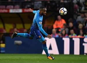 Watford V Arsenal 2017-18 Prints: Alex Lacazette in Action: Arsenal vs. Watford, Premier League 2017-18