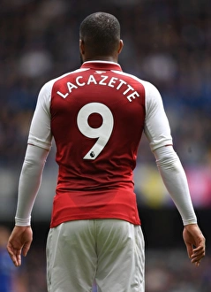 Chelsea V Arsenal 2017-18 Prints: Alex Lacazette in Action: Chelsea vs. Arsenal, Premier League 2017-18