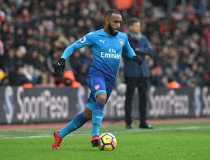 Alex Lacazette in Action: Southampton vs Arsenal, Premier League