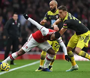 Alex Lacazette Outsmarts Jan Bednarek: Arsenal's Masterclass vs Southampton in Premier League