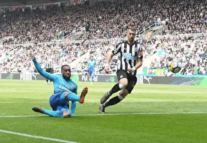 Newcastle United V Arsenal 2017-18 Prints: Alex Lacazette Scores: Arsenal's Victory Over Newcastle United in Premier League 2017-18