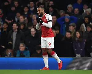Alex Lacazette Scores First Arsenal Goal: Arsenal v Huddersfield Town, Premier League 2017-18