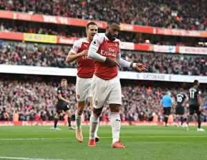 Alex Lacazette Scores First Goal: Arsenal vs Everton, Premier League 2018-19