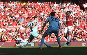 Alex Lacazette Scores Past Nick Pope: Arsenal's Victory Over Burnley (2017-18)