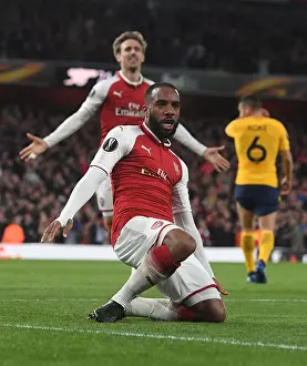 Alex Lacazette's Goal: Arsenal vs Atletico Madrid - UEFA Europa League Semi-Final