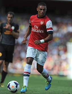 Arsenal v Galatasaray 2013-14 Gallery: Alex Oxlade-Chaberlain (Arsenal). Arsenal 1: 2 Galatasaray. Emirates Cup Day Two. Emirates Stadium
