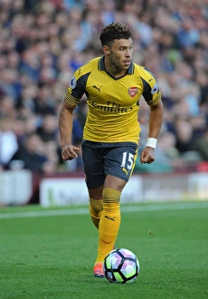 Burnley V Arsenal 2016-17 Prints: Alex Oxlade-Chamberlain: In Action for Arsenal Against Burnley, Premier League 2016-17