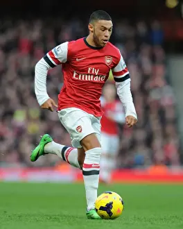 Arsenal V Crystal Palace 2013-14 Prints: Alex Oxlade-Chamberlain: In Action for Arsenal Against Crystal Palace (2013-14)