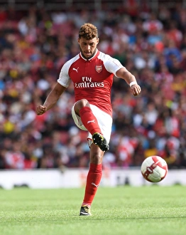 Arsenal V Seville - Emirates Cup 2017-18 Prints: Alex Oxlade-Chamberlain: In Action for Arsenal against Sevilla, Emirates Cup 2017-18
