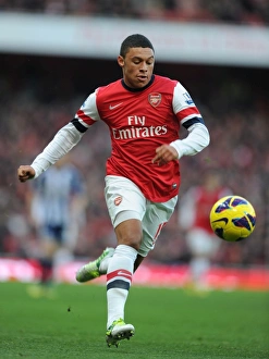 Arsenal V West Bromwich Albion 2012-13 Prints: Alex Oxlade-Chamberlain in Action for Arsenal vs. West Bromwich Albion (2012-13)