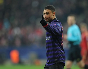 Bayern Munich V Arsenal 2012-13 Prints: Alex Oxlade-Chamberlain in Action: Arsenal vs