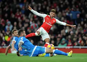 Arsenal V AFC Bournemouth 2016/17 Prints: Alex Oxlade-Chamberlain in Action for Arsenal vs AFC Bournemouth, Premier League 2016/17