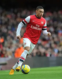 Arsenal V Blackburn Rovers - FA Cup 2012-13 Prints: Alex Oxlade-Chamberlain in Action: Arsenal vs Blackburn Rovers, FA Cup 2012-13