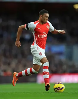 Arsenal V Burnley 2014/15 Prints: Alex Oxlade-Chamberlain in Action: Arsenal vs Burnley (2014/15)