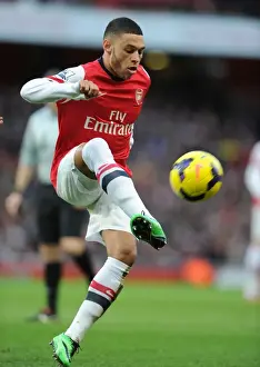 Arsenal V Crystal Palace 2013-14 Prints: Alex Oxlade-Chamberlain in Action: Arsenal vs Crystal Palace, Premier League 2013-14