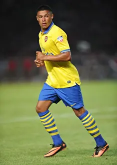 Indonesia Dream Team V Arsenal 2013-14 Prints: Alex Oxlade-Chamberlain in Action: Arsenal vs Indonesia All-Stars (2013)