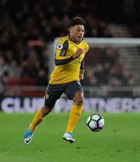 Middlesbrough V Arsenal 2016-17 Prints: Alex Oxlade-Chamberlain: In Action for Arsenal vs Middlesbrough, Premier League 2016-17