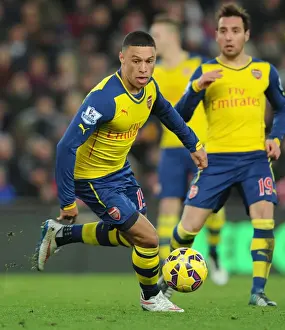 Alex Oxlade-Chamberlain in Action: Arsenal vs Stoke City, Premier League 2014-15