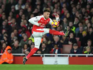 Arsenal V Stoke City 2016-17 Prints: Alex Oxlade-Chamberlain in Action: Arsenal vs Stoke City, Premier League 2016-17