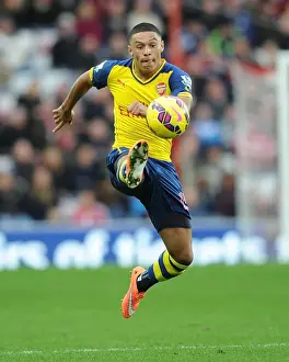 Alex Oxlade-Chamberlain: In Action for Arsenal vs Sunderland, Premier League 2014/15