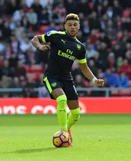 Sunderland V Arsenal 2016-17 Prints: Alex Oxlade-Chamberlain in Action: Arsenal vs Sunderland, Premier League 2016-17