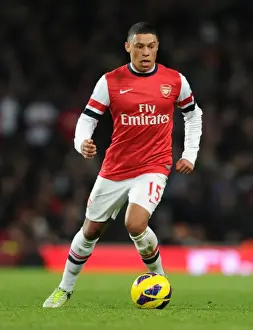 Arsenal V Swansea 2012-13 Prints: Alex Oxlade-Chamberlain in Action: Arsenal vs Swansea City, Premier League 2012-13