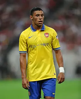 Uwara Red Diamonds V Arsenal 2013-14 Prints: Alex Oxlade-Chamberlain in Action: Arsenal vs Urawa Red Diamonds, 2013 - Saitama, Japan