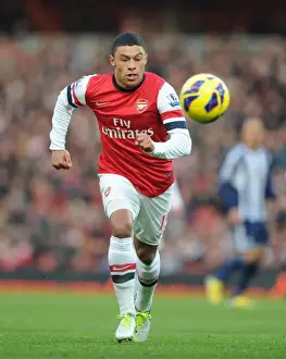 Arsenal V West Bromwich Albion 2012-13 Prints: Alex Oxlade-Chamberlain in Action: Arsenal vs West Bromwich Albion (2012-13)