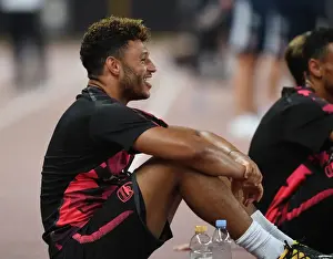 Bayern Munich V Arsenal 2017-18 Prints: Alex Oxlade-Chamberlain in Action: Bayern Munich vs Arsenal, Shanghai 2017