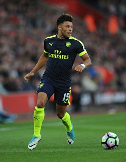 Southampton V Arsenal 2016-17 Prints: Alex Oxlade-Chamberlain in Action: Southampton vs. Arsenal, Premier League 2016-17