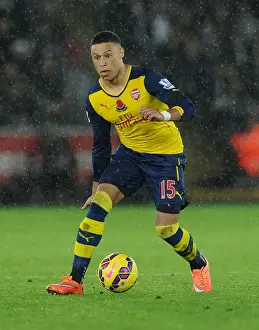 Alex Oxlade-Chamberlain in Action: Swansea vs Arsenal, Premier League 2014-15