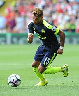 Alex Oxlade-Chamberlain (Arsenal). Watford 1: 3 Arsenal. Premier League. Vicarage Road