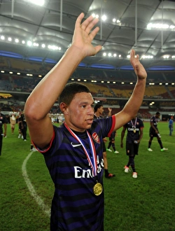 Malaysia XI v Arsenal 2012-13 Collection: Alex Oxlade-Chamberlain (Arsenal). Malaysia 1: 2 Arsenal. Pre Season Friendly