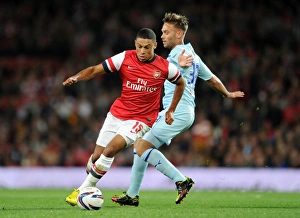 Alex Oxlade-Chamberlain (Arsenal) James Bailey (Coventry). Arsenal 6:1 Coventry City Alex Oxlade-Chamberlain (Arsenal) James Bailey (Coventry). Arsenal 6:1 Coventry City