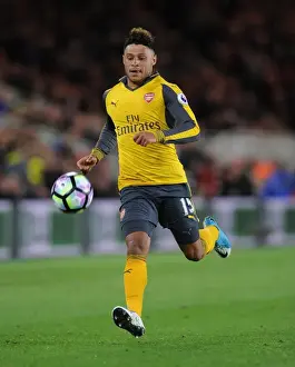 Middlesbrough V Arsenal 2016-17 Prints: Alex Oxlade-Chamberlain: Arsenal Star in Action vs Middlesbrough, Premier League 2016-17