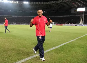 Indonesia Dream Team V Arsenal 2013-14 Prints: Alex Oxlade-Chamberlain: Arsenal Star Faces Indonesia All-Stars in 2013