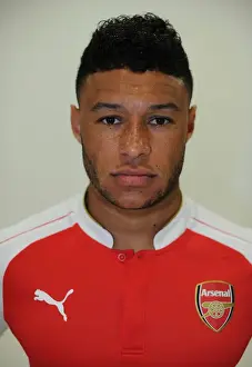 Alex Oxlade-Chamberlain at Arsenal's 2015-16 Team Photoshoot