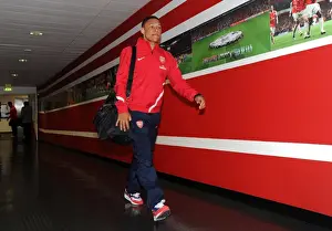 Arsenal V Manchester City 2011-12 Prints: Alex Oxlade-Chamberlain: Arsenal's Ready-to-Rumble Midfielder Ahead of Manchester City Clash (2011-12)