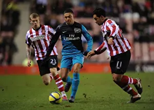 Budweiser Prints: Alex Oxlade-Chamberlain Outmaneuvers Kieran Richardson in FA Cup Fifth Round Clash