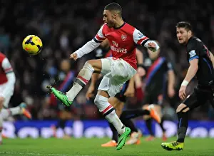 Arsenal V Crystal Palace 2013-14 Prints: Alex Oxlade-Chamberlain Scores: Arsenal vs Crystal Palace (2013-14)