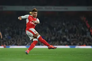 Arsenal V Reading EFL Cup 2016-17 Prints: Alex Oxlade-Chamberlain Scores Arsenal's Second Goal vs. Reading - EFL Cup 2016-17