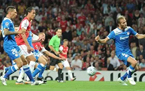 Arsenal V Olympiacos 2011-12 Prints: Alex Oxlade-Chamberlain Scores First Arsenal Goal Against Olympiacos in 2011-12 UEFA Champions League