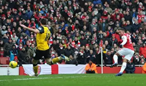 Alex Oxlade-Chamberlain Scores Third Goal Against Blackburn Rovers, Arsenal vs. Premier League 2012