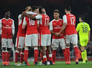 Arsenal V Reading EFL Cup 2016-17 Prints: Alex Oxlade-Chamberlain's Brace: Arsenal Dominates Reading in EFL Cup