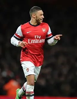 Arsenal V Crystal Palace 2013-14 Prints: Alex Oxlade-Chamberlain's Brace: Arsenal vs Crystal Palace, Premier League 2013-14