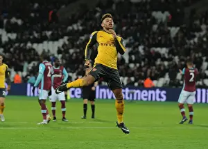 Olympic Stadium Prints: Alex Oxlade-Chamberlain's Brace: Arsenal's 4-Goal Blitz Against West Ham United (2016-17)