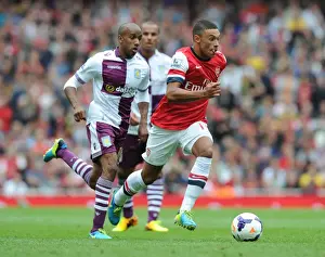 Alex Oxlade-Chamberlain's Dribbling Masterclass: Outsmarting Fabian Delph for Arsenal Against Aston Villa, 2013