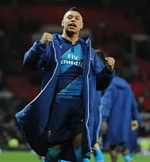 Manchester United V Arsenal 2014-15 Prints: Alex Oxlade-Chamberlain's Euphoric Moment: Arsenal's FA Cup Victory over Manchester United (2014-15)